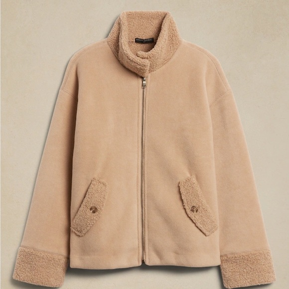 Sherpa Bomber Jacket/XL/Black - Picture 2 of 3